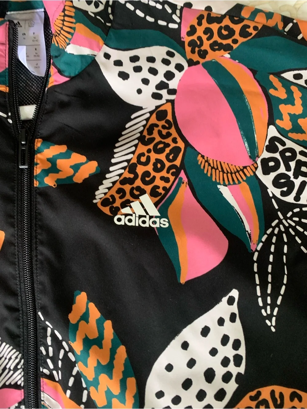 Adidas x Farm Rio Women’s Floral Print Windbreaker/ Track Jacket
